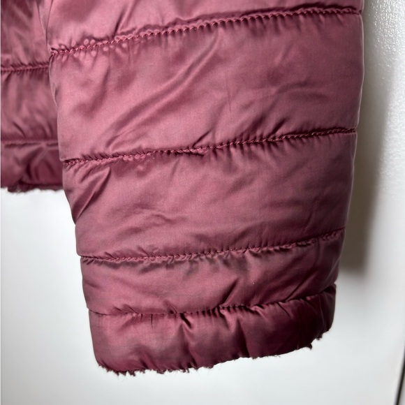 The North Face Girl’s Maroon Mossbud Swirl Insulated Reversible Jacket M 10/12 - Picture 7 of 16